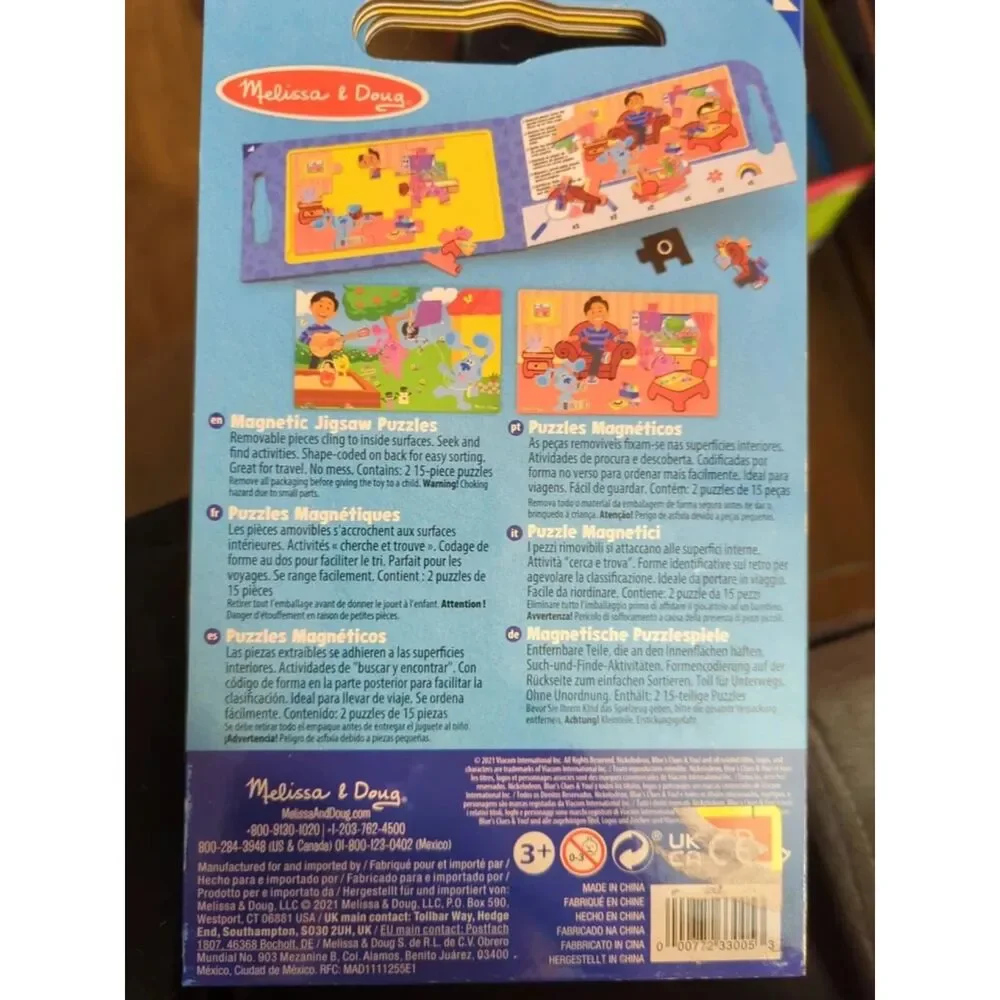 Melissa & Doug Blue's Clues & You! Take-Along Magnetic Jigsaw Puzzles